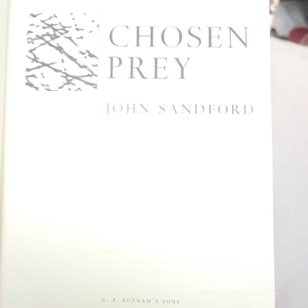 CHOSEN PREY BY JOHN SANDFORD- HARDBACK